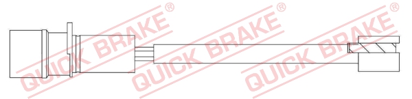 Czujnik zużycia klocka